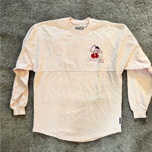 Coca Cola Cherry Coke Light Pink Long Sleeve Spirit Jersey